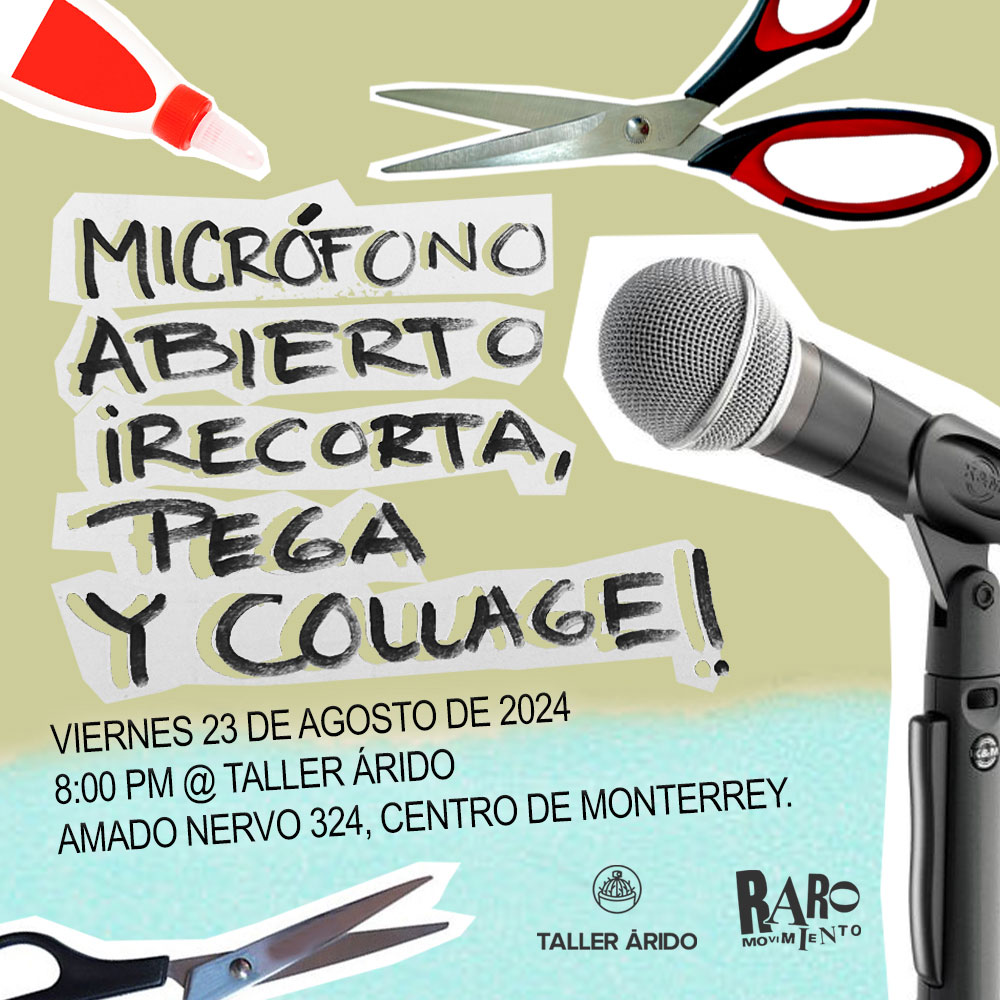 MICRÓFONO ABIERTO ¡RECORTA, PEGA Y&nbsp;COLLAGE!